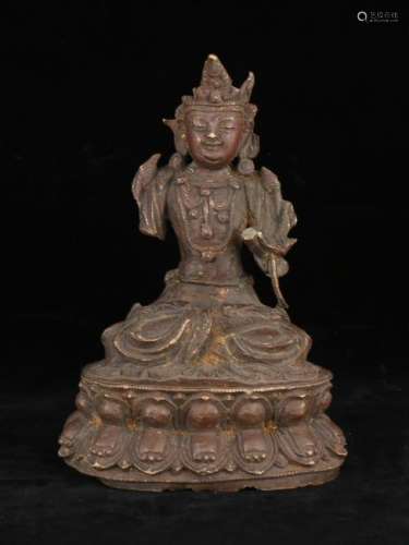 Yuan Dynasty Bronze Figure Of Tara