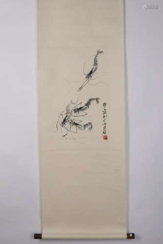 Chinese Painting With Artists Mark QiBaiSHi