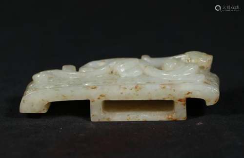 Ornate Jade Sword Handle