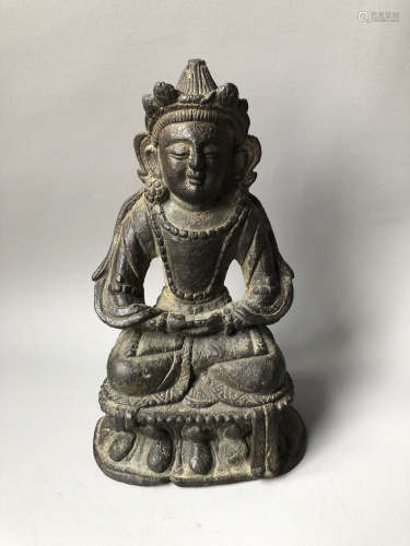 A Chinese Bronze Buddha