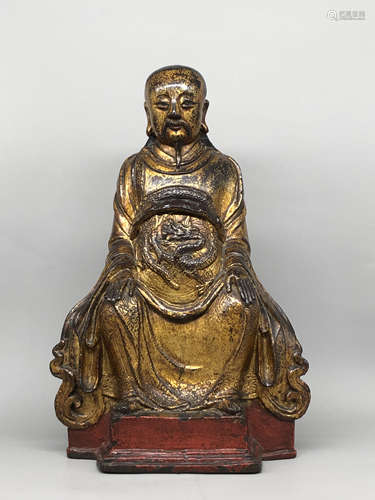 A Chinese Gilt Bronze Buddha