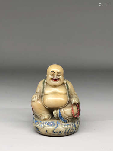 A Chinese Carved Shoushan Buddha