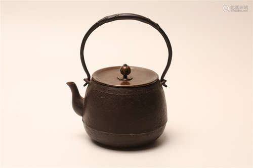 A Chinese Iron Water Pot