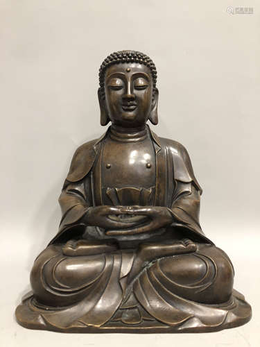 A Chinese Bronze Buddha