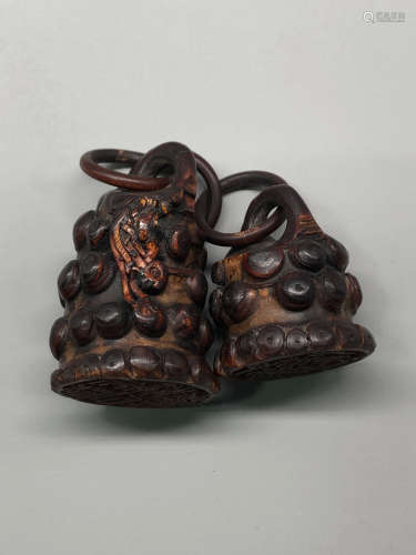 A Chinese Carved Bamboo Seal