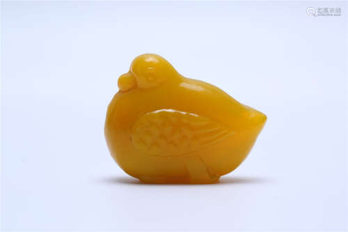 A Chinese Peking Glass Snuff Bottle