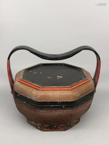 A Chinese Bamboo Basket