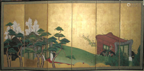 Anonymous (19th century)  Scene from The Tale of Genji