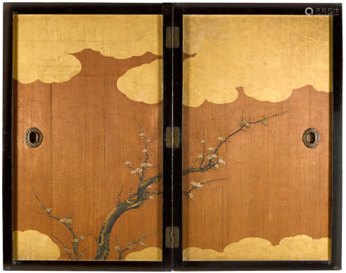 Kano School (Edo period)   Flowering Plum