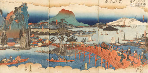 Utagawa Kunisada I (Toyokuni III) (1786-1864), Utagawa Sadafusa (1825-1850), Utagawa Yoshimori (1830-1884)