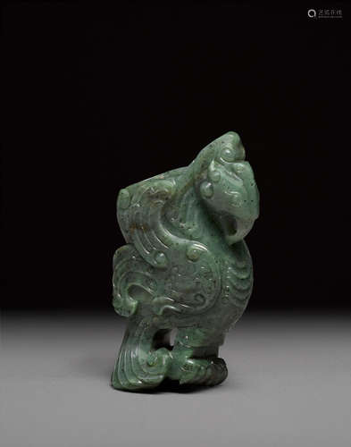 A spinach jade archaistic cup