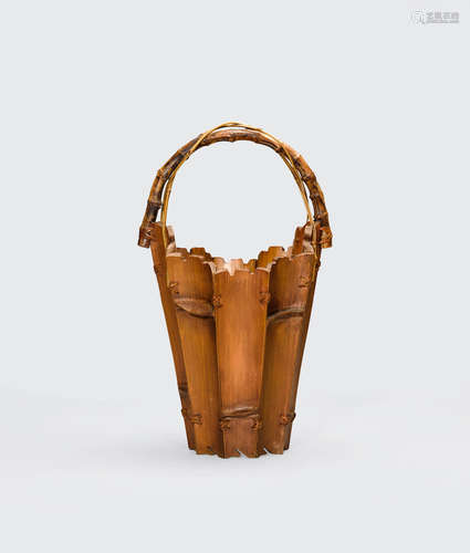 A Manchurian bamboo basket