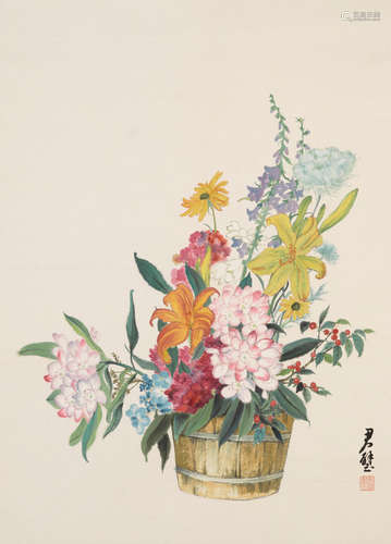 Attributed to Fang Junbi (1899-1986)   Flowers