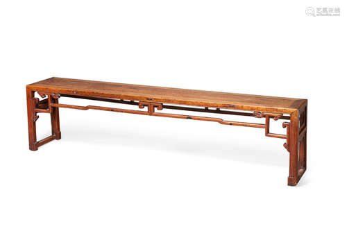 A huali low bench  Qing dynasty, 19th century