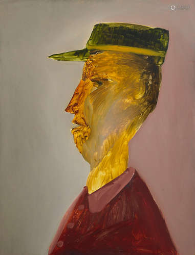 Man in Green Cap, c.1978   Sidney Nolan(1917-1992)