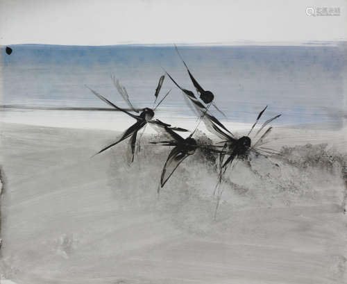 Dune Flowers and Ocean, c.1961 Sidney Nolan(1917-1992)