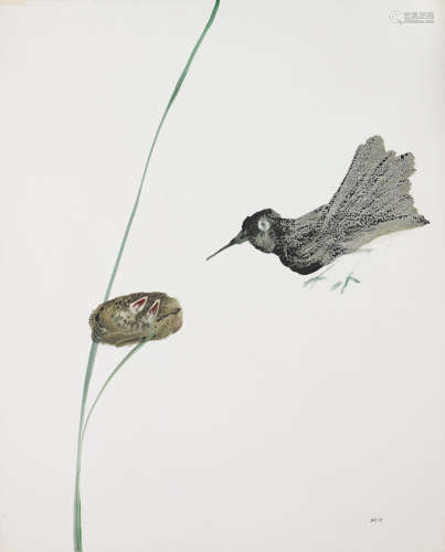 Bird and Nest, 1984  Sidney Nolan(1917-1992)