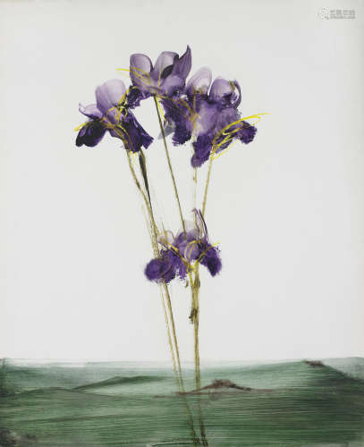 Irises and Landscape, c.1962 Sidney Nolan(1917-1992)