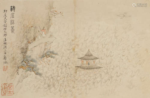 A twelve-leaf album of Landscapes and Flowers, 1819 Li Yao (late 18th/early 19th century)