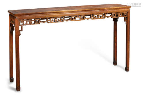 19th century A hongmu long altar table