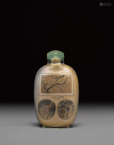 Liu Shuangqing A fine inside-painted glass snuff bottle