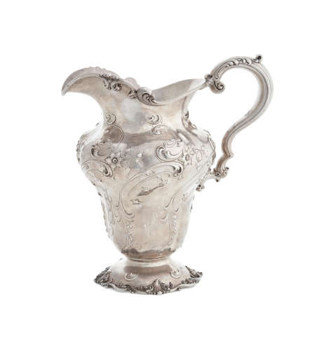 by Dominick & Haff, New York, 20th century  An American sterling silver Art Nouveau style pitcher