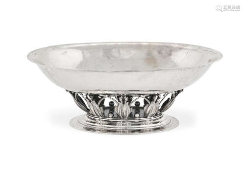by Georg Jensen, Copenhagen, marked 306A, 20th century  A Danish Sterling silver Centerpiece bowl