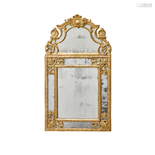 19th century A Régence Style Giltwood Mirror