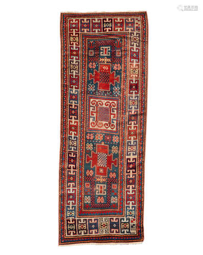 A Karachopt Kazak Long Rug Southeast Caucasus