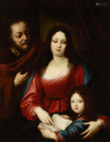 The Holy Family 24 3/4 x 19 1/4in (62.9 x 48.9cm) After Justus Sustermans