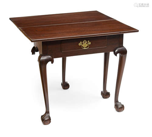 Probably New York, third quarter 18th century A Chippendale Mahogany Fold Top Games Table