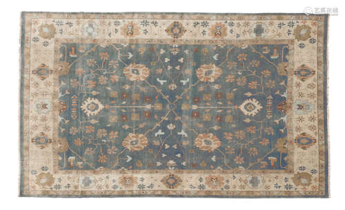 Late 19th/early 20th century A Turkish Oushak Carpet