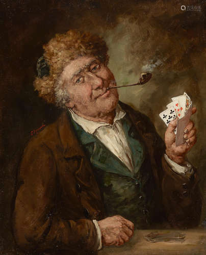 A good hand 27 x 22in (68.7 x 56cm) E. Renard(Continental, 19th/20th Century)