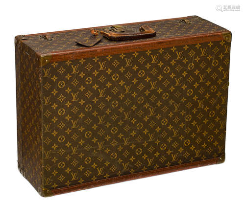 1960s A Louis Vuitton Hard Case Suitcase