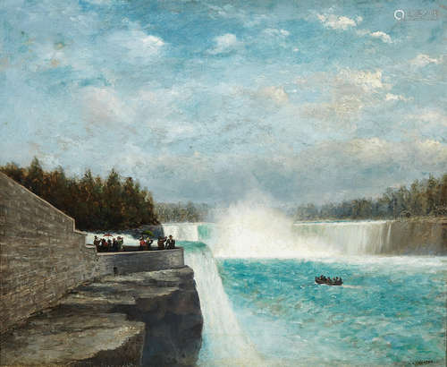 Niagara Falls, Prospect Point 19 1/2 x 23 3/4in (49.5 x 60.3cm) William Alexander Coulter(1849-1936)