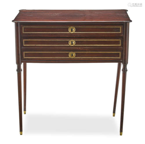 Second quarter 19th century A Louis Philippe Brass Mounted Mahogany Collectors Cabinet