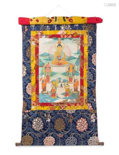 Thangka des Buddha Shakyamuni