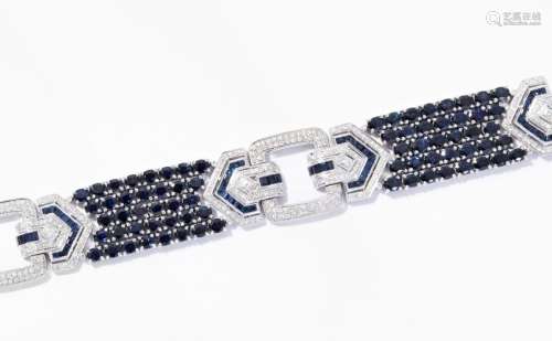 Saphir-Brillant-Bracelet