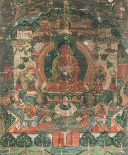 Thangka des Buddha Amitabha