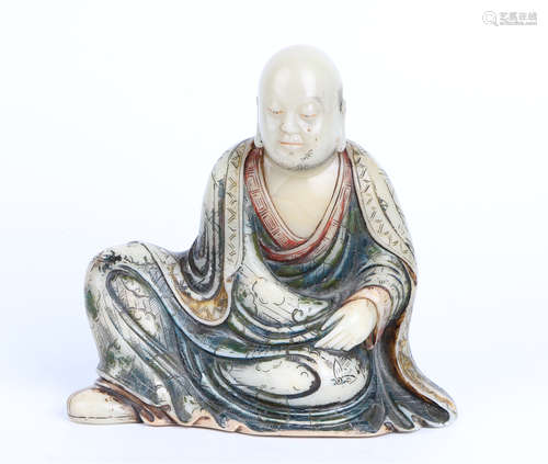 A Chinese Carved Shoushan Buddha