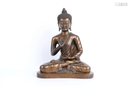 A Chinese Bronze Buddha