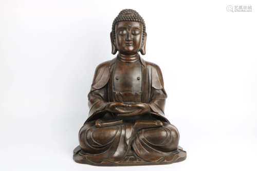 A Chinese Bronze Buddha