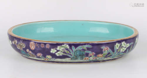 A Chinese Famille-Rose Porcelain Plate