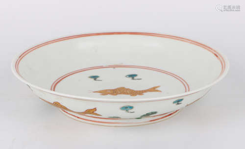 A Chinese Famille-Rose Porcelain Plate