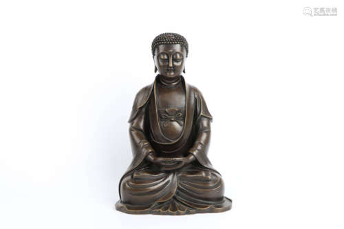 A Chinese Bronze Buddha