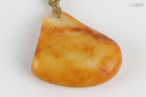 A Chinese Carved Jade Pendant