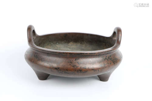 A Chinese Bronze Incense Burner