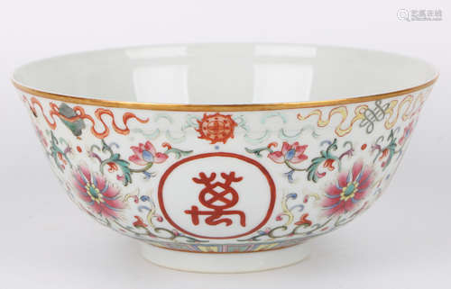 A Chinese Famille-Rose Porcelain Bowl