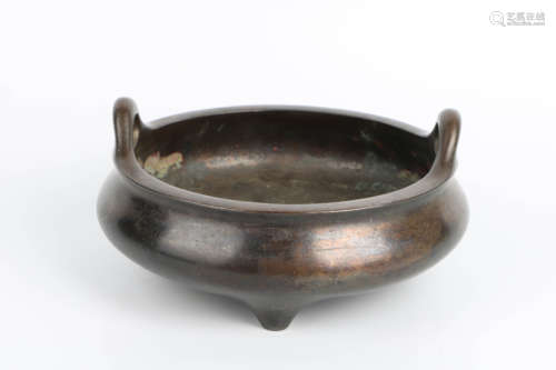 A Chinese Bronze Incense Burner