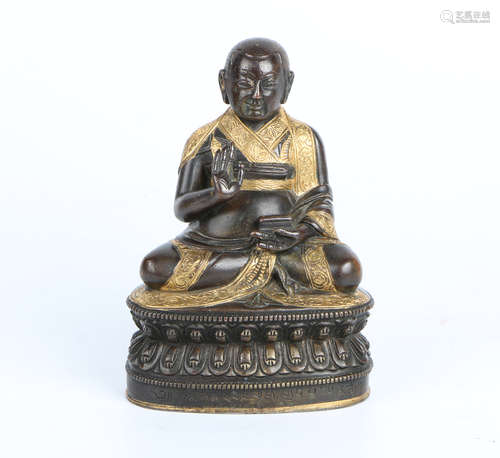 A Chinese Gilt Bronze Buddha